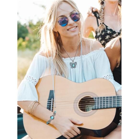 NEW Boho Butterfly Jewelry Set - Picture 3 of 6